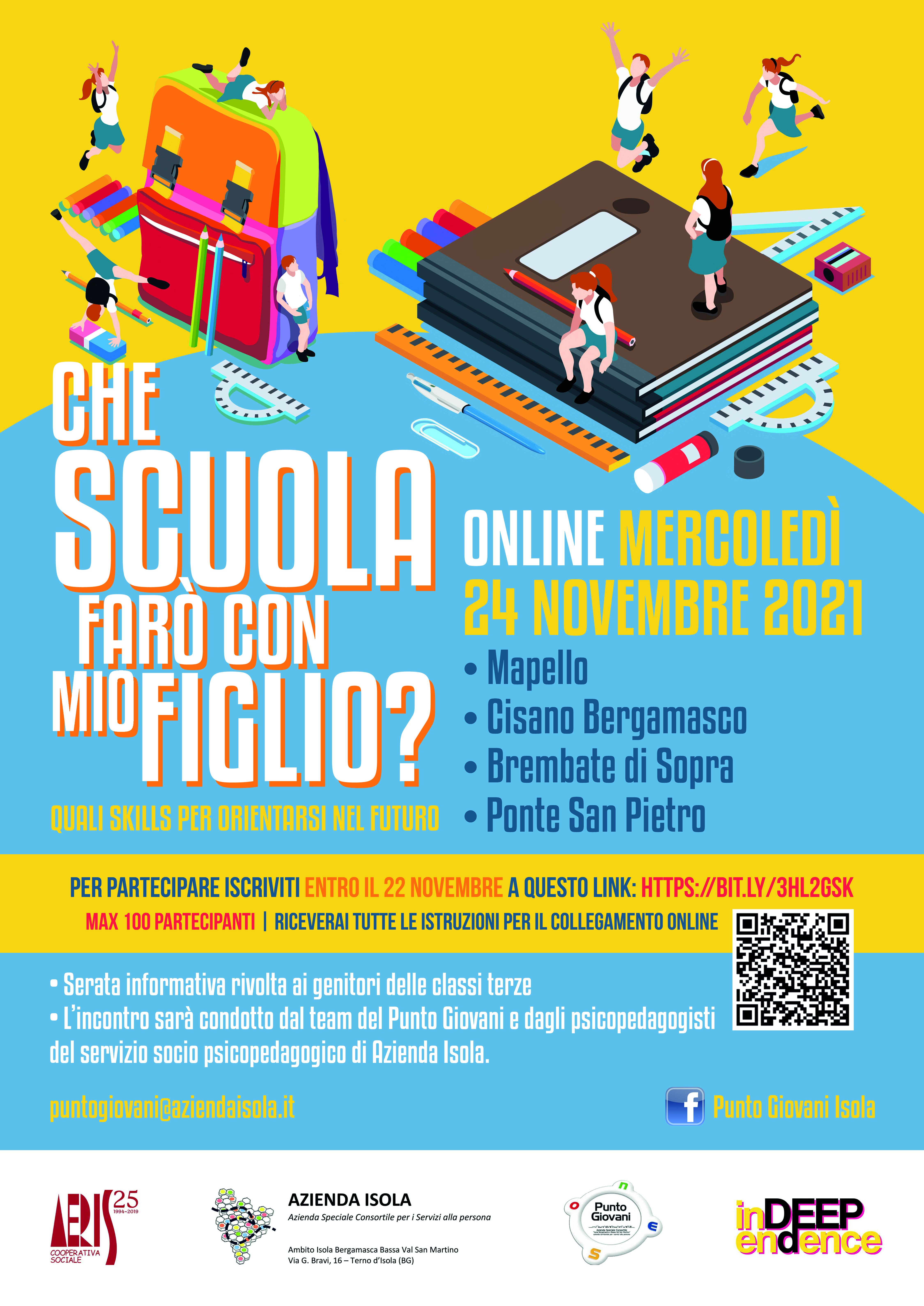 Che scuola farò con mio figlio? 24 novembre 2021