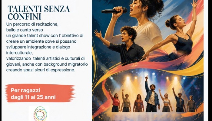 immagine di Progetto Talenti senza confini dell'Associazione Pangea con il contributo di Azienda Isola per il Bando Associazioni 2026