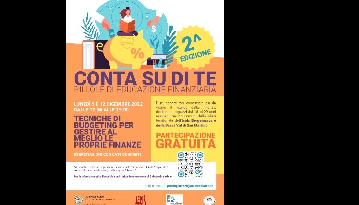 CONTA SU DI TE! Pillole di educazione finanziaria