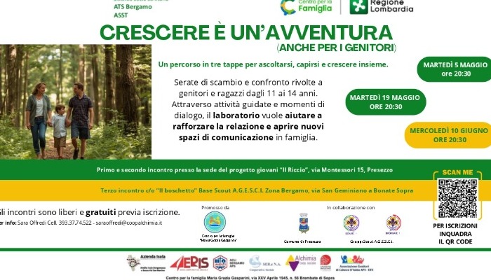 immagine di CRESCERE E' UN'AVVENTURA (ANCHE PER I GENITORI)