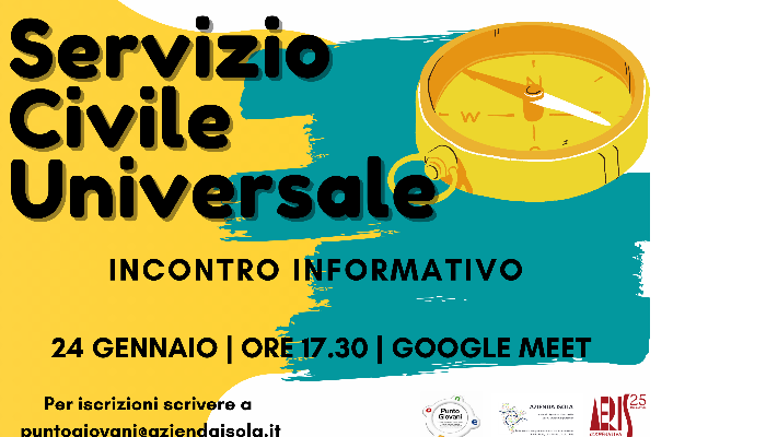 Servizio Civile Universale: incontro informativo