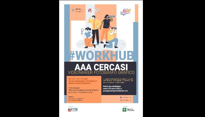 BANDO DI SELEZIONE CALL: GRAFICO, VIDEOMAKER E FOTOGRAFO