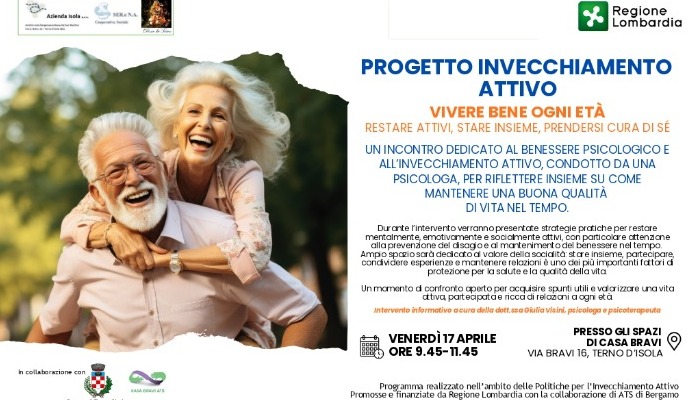 immagine di VIVERE BENE OGNI ETÀ RESTARE ATTIVI, STARE INSIEME, PRENDERSI CURA DI SÉ