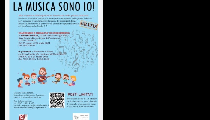 Percorso formativo "La musica sono io!"