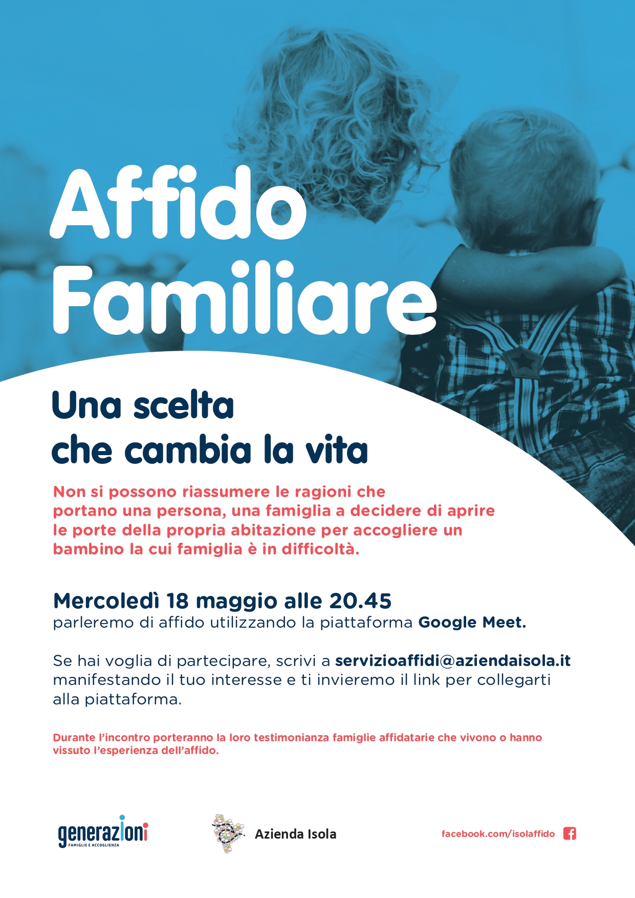Serata di Sensibilizzazione: Affido Familiare - Una scelta che cambia la vita